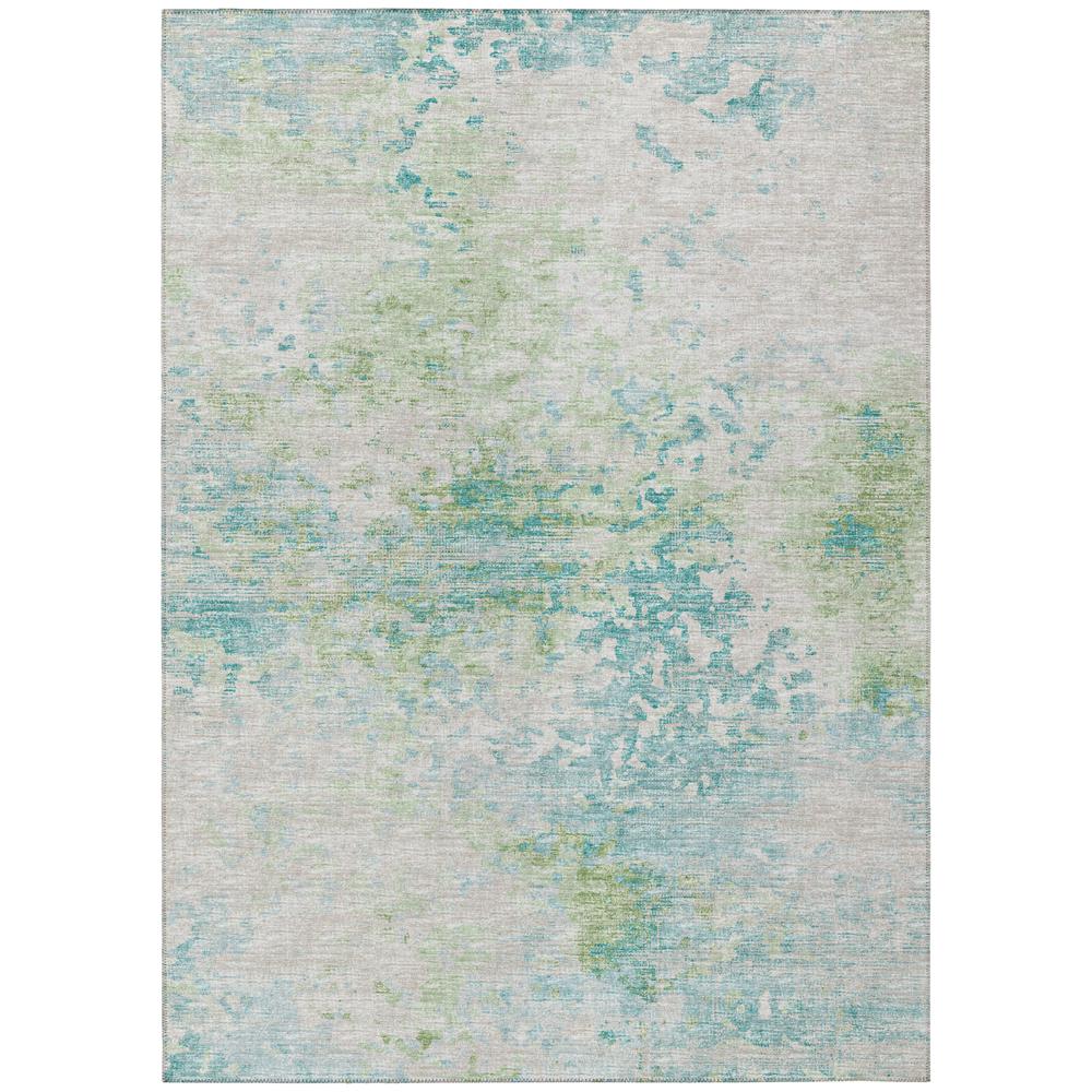 Indoor/Outdoor Accord AAC35 Green Washable 9' x 12' Rug. Picture 1
