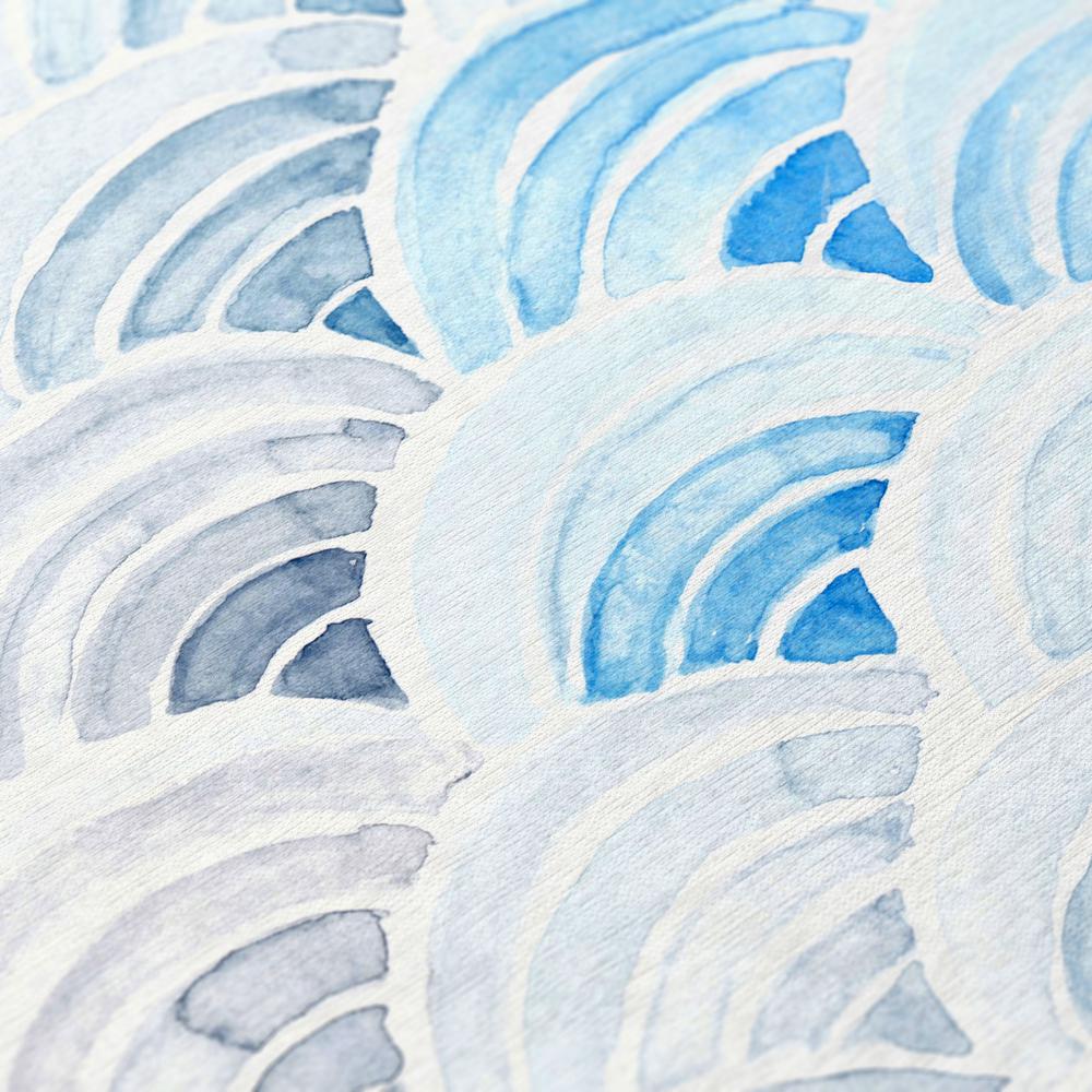 Indoor/Outdoor Surfside ASR35 Blue Washable 5' x 7'6" Rug. Picture 7