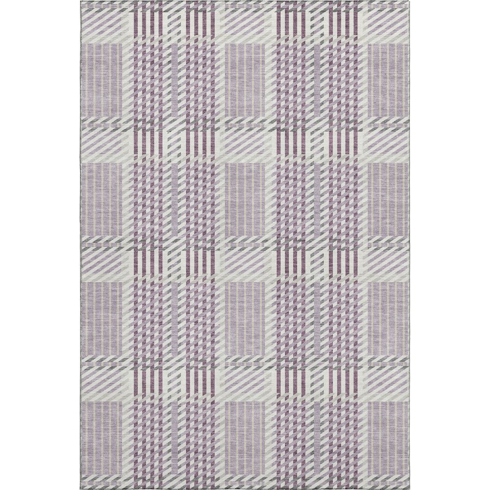 Premium Machine Washable Mayfield AMF1000 Lavender 9' x 12' Rug. Picture 1