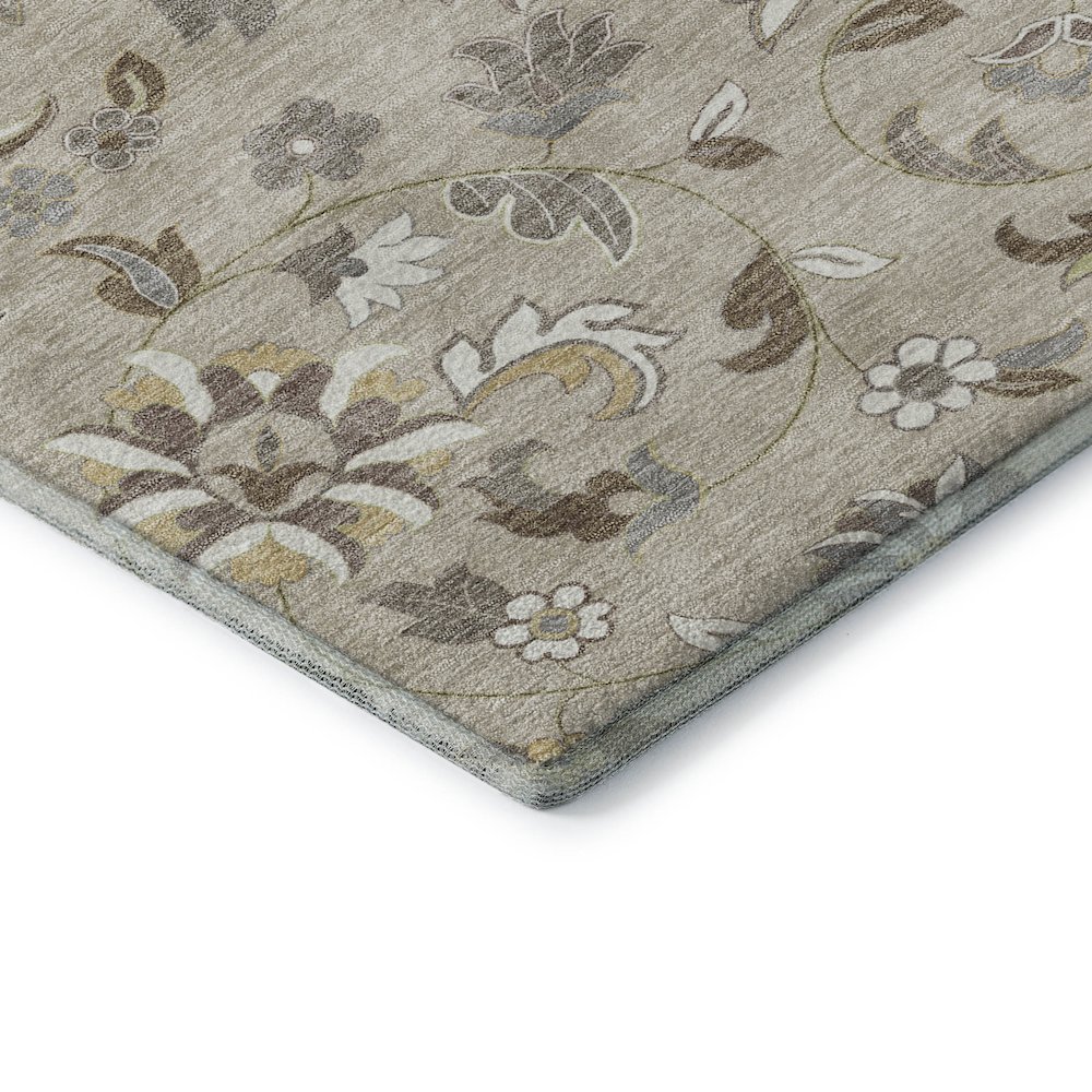 Premium Machine Washable Mayfield AMF1006 Beige 5' x 7'6" Rug. Picture 3