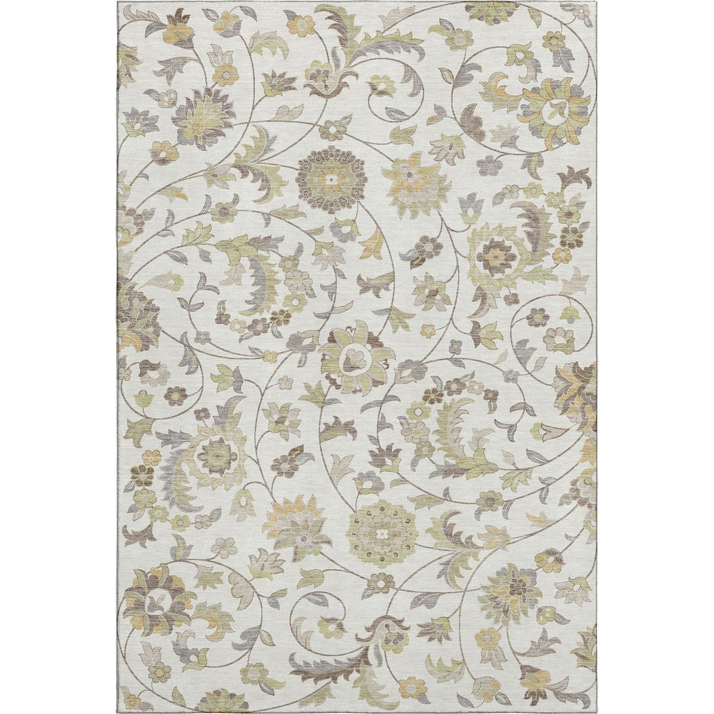 Premium Machine Washable Mayfield AMF1006 Ivory 9' x 12' Rug. Picture 1