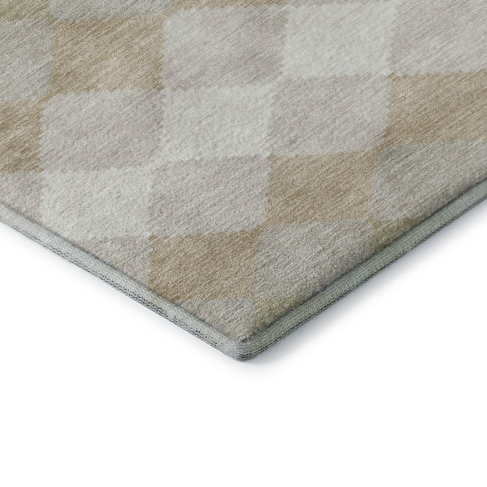 Premium Machine Washable Mayfield AMF1007 Beige 5' x 7'6" Rug. Picture 3