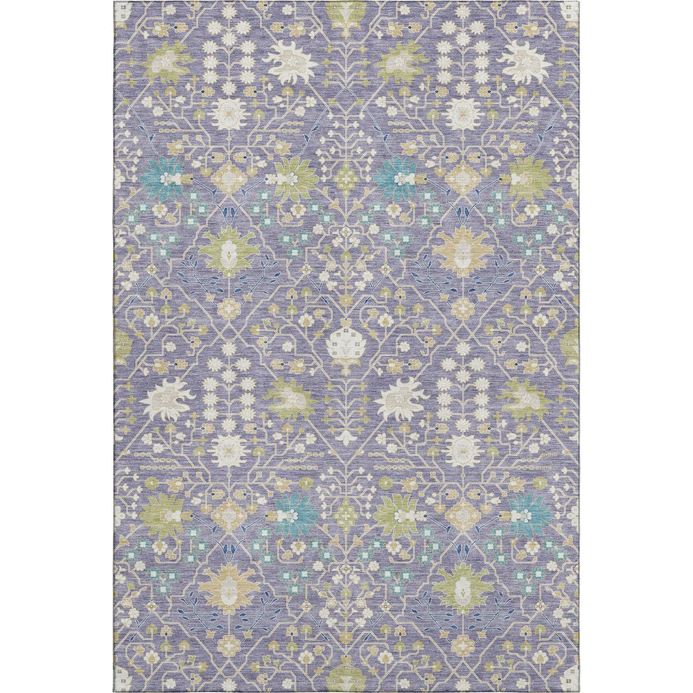 Premium Machine Washable Mayfield AMF1009 Lavender 9' x 12' Rug. Picture 1