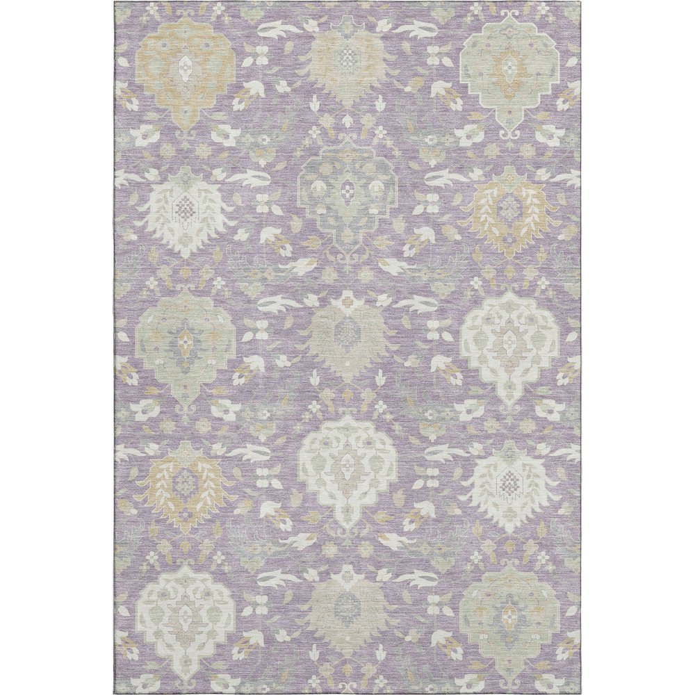 Premium Machine Washable Mayfield AMF1026 Lavender 9' x 12' Rug. Picture 1
