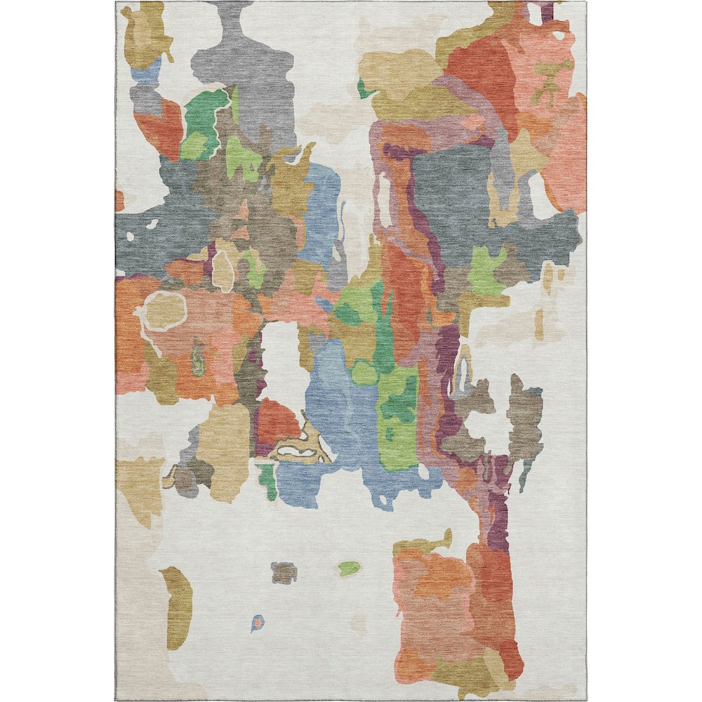 Premium Machine Washable Mayfield AMF1028 Ivory 9' x 12' Rug. Picture 1