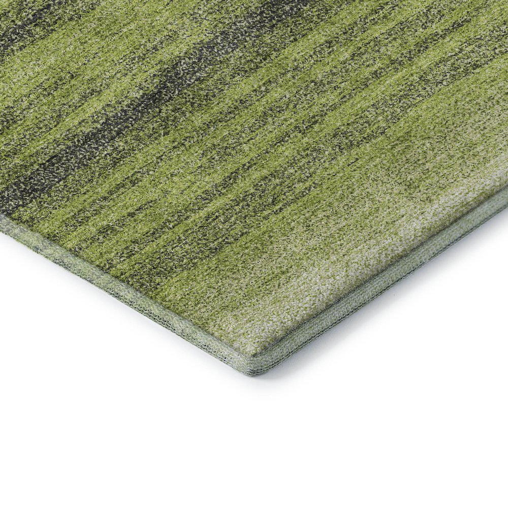 Premium Machine Washable Mayfield AMF1033 Lime 5' x 7'6" Rug. Picture 3