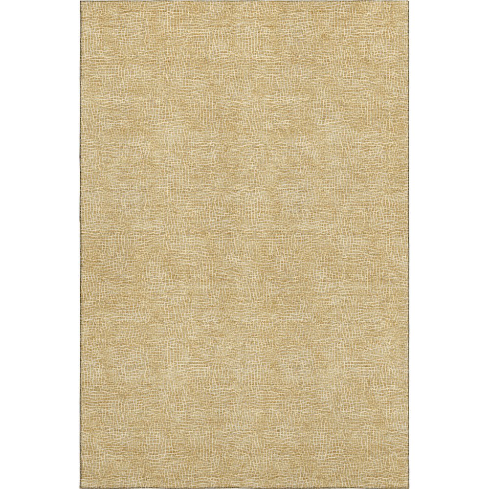 Premium Machine Washable Mayfield AMF1057 Gold 9' x 12' Rug. Picture 1