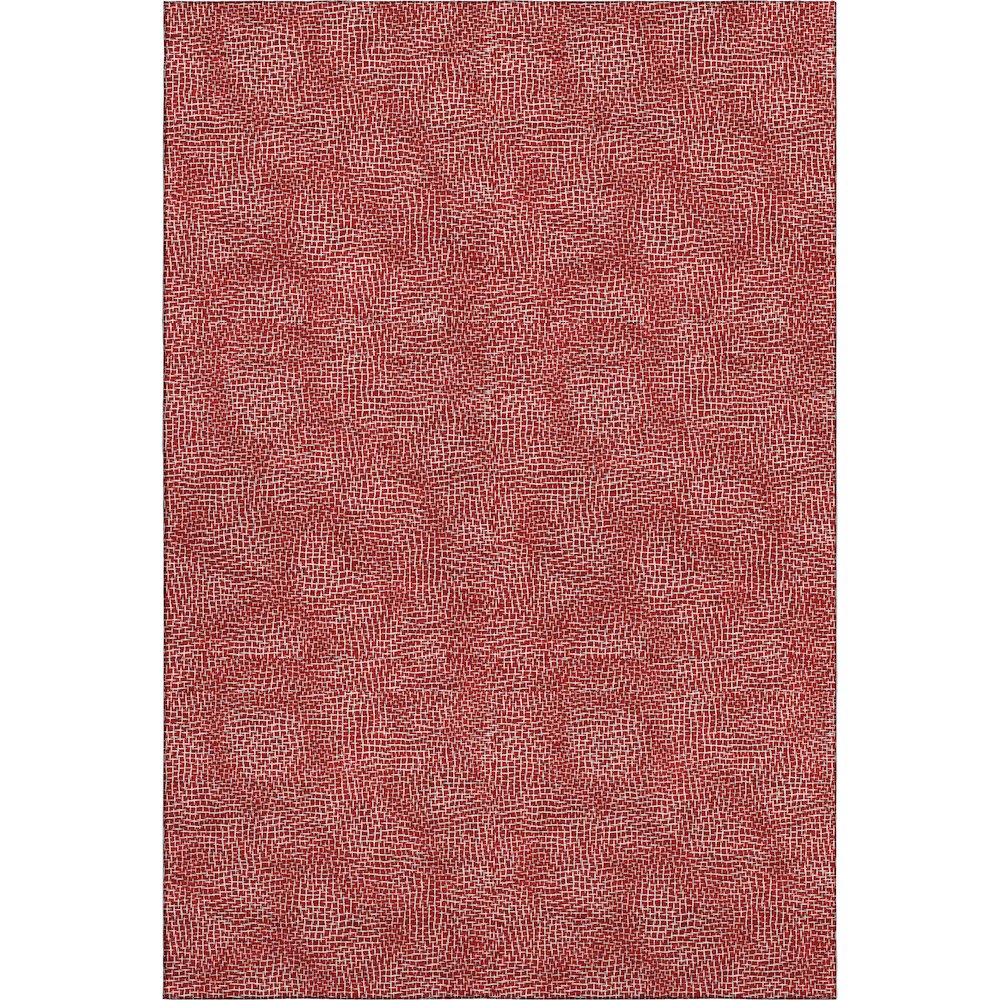 Premium Machine Washable Mayfield AMF1057 Red 9' x 12' Rug. Picture 1
