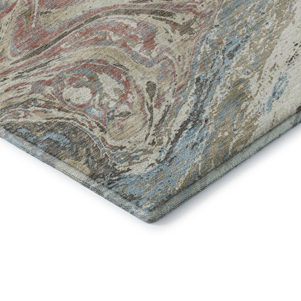 Premium Machine Washable Mayfield AMF1061 Beige 5' x 7'6" Rug. Picture 3