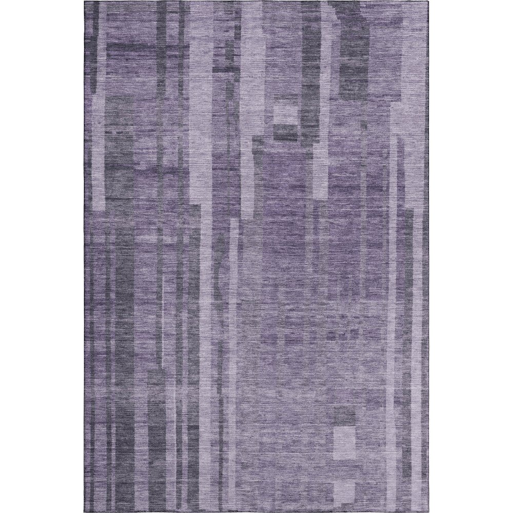 Premium Machine Washable Mayfield AMF1063 Purple 9' x 12' Rug. Picture 1
