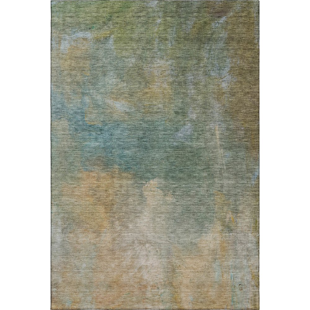 Premium Machine Washable Mayfield AMF1073 Aloe 9' x 12' Rug. Picture 1