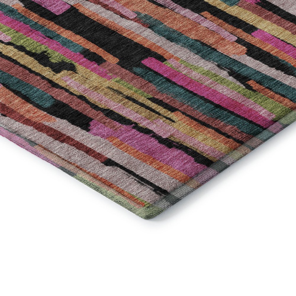 Premium Machine Washable Mayfield AMF1079 Pink 5' x 7'6" Rug. Picture 3