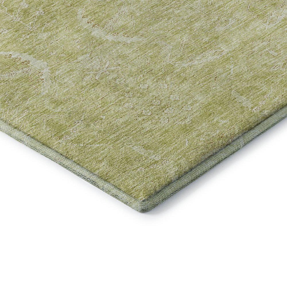 Premium Machine Washable Mayfield AMF1083 Aloe 5' x 7'6" Rug. Picture 3
