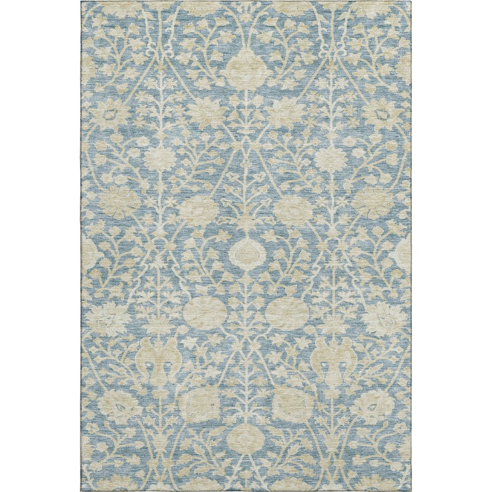 Premium Machine Washable Mayfield AMF1086 Sky 9' x 12' Rug. Picture 1