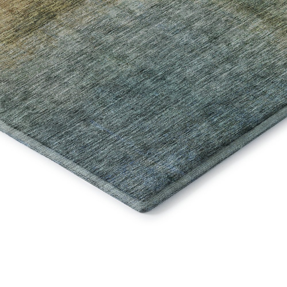 Premium Machine Washable Mayfield AMF1096 Blue 5' x 7'6" Rug. Picture 3