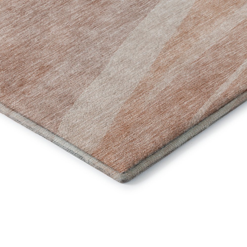 Premium Machine Washable Mayfield AMF1099 Salmon 5' x 7'6" Rug. Picture 3