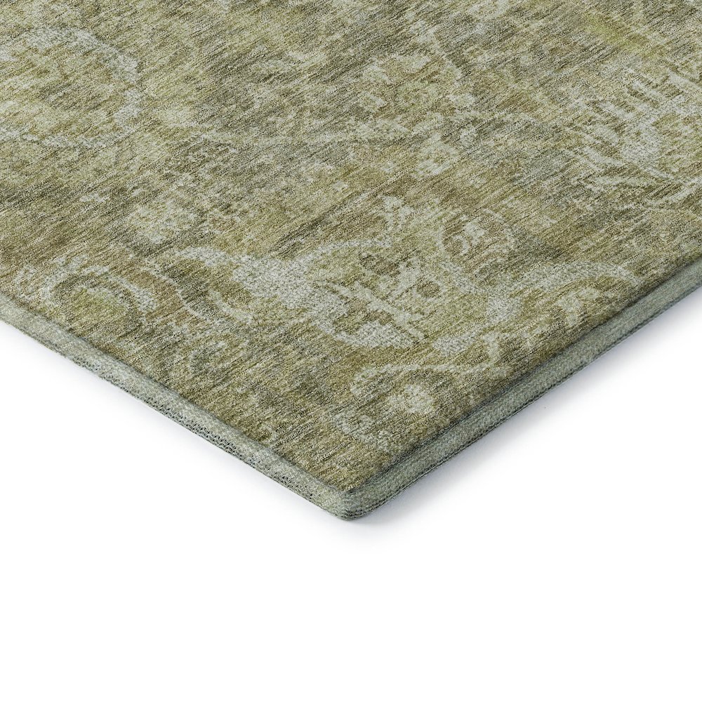 Premium Machine Washable Mayfield AMF1101 Sage 5' x 7'6" Rug. Picture 3