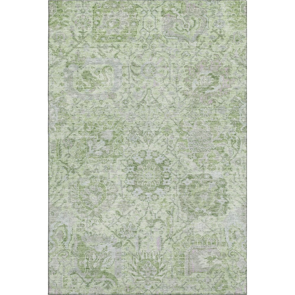 Premium Machine Washable Mayfield AMF1102 Mint 9' x 12' Rug. Picture 1