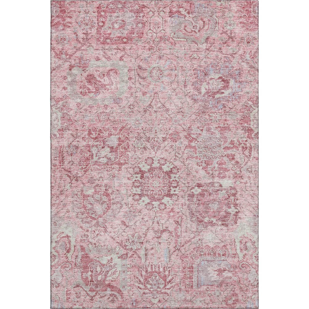 Premium Machine Washable Mayfield AMF1102 Pink 9' x 12' Rug. Picture 1