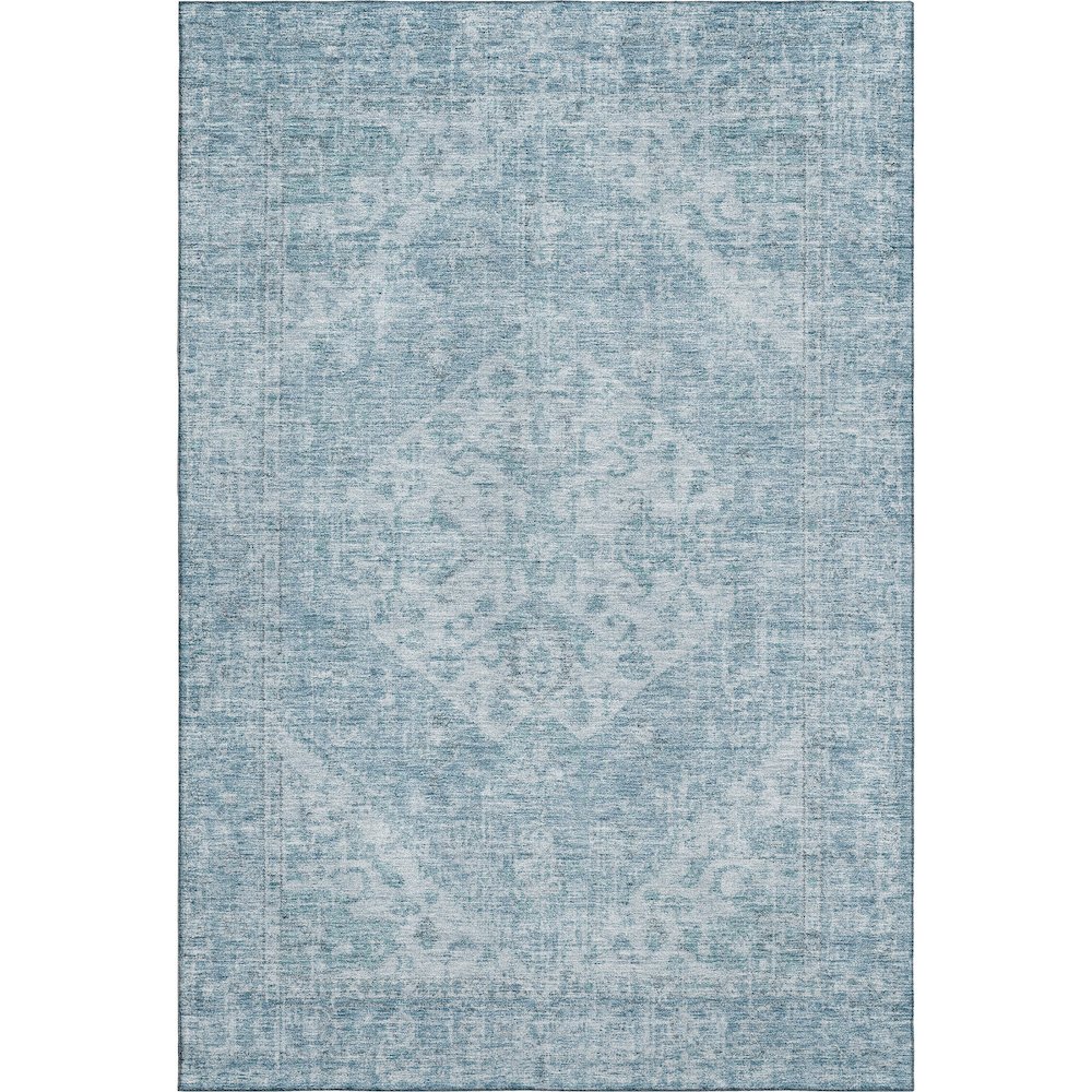 Premium Machine Washable Mayfield AMF1104 Sky 9' x 12' Rug. Picture 1