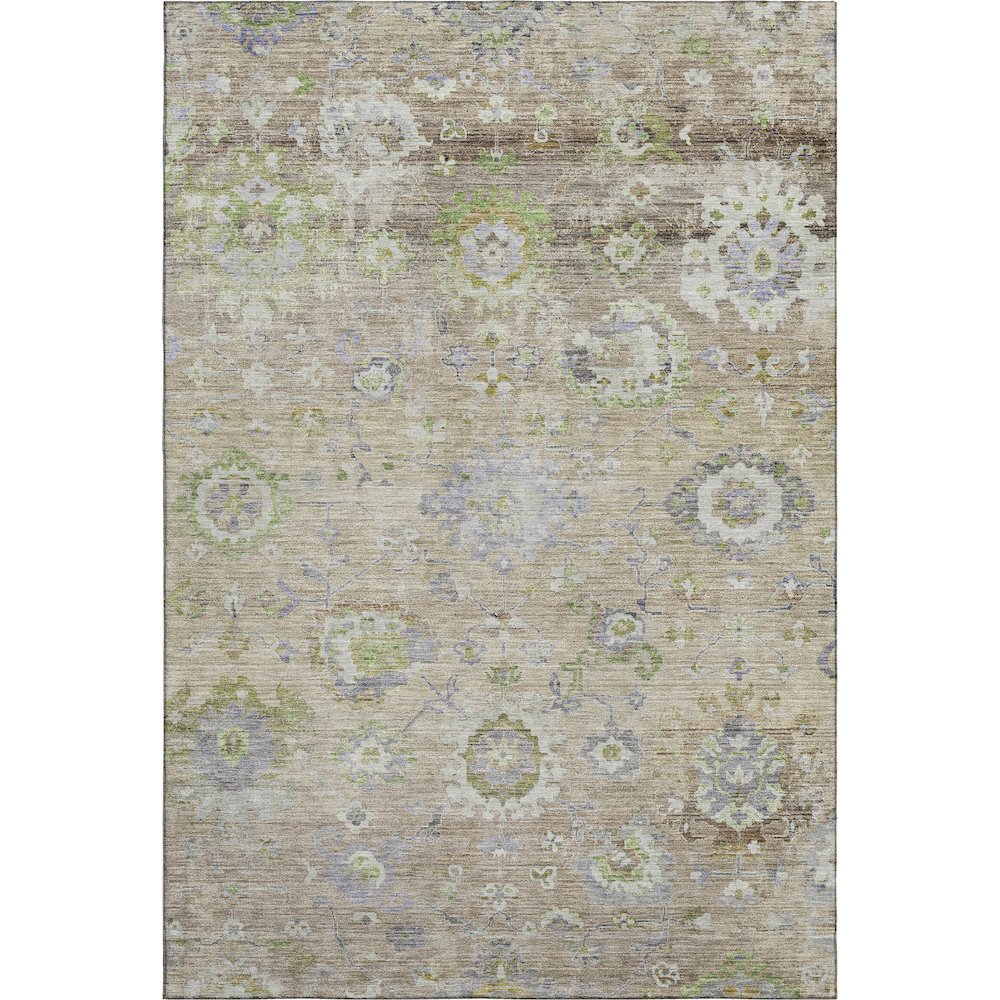 Premium Machine Washable Mayfield AMF1107 Beige 9' x 12' Rug. Picture 1