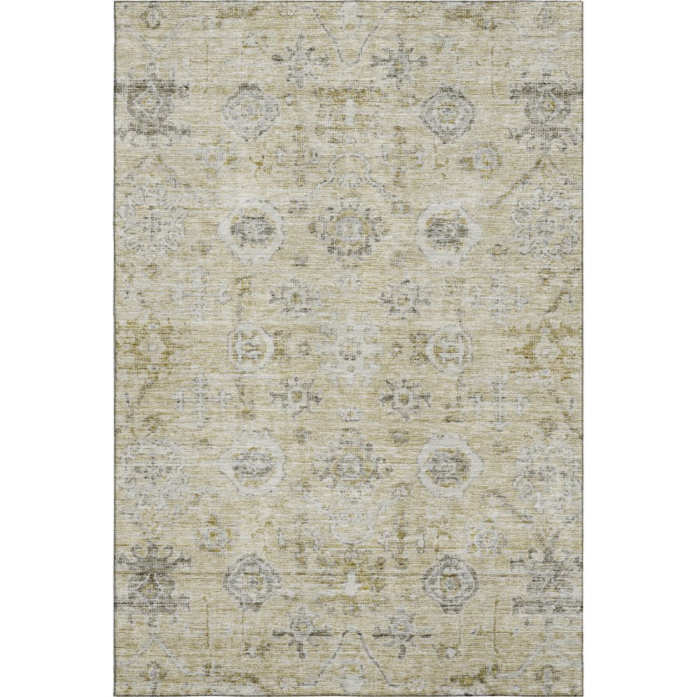 Premium Machine Washable Mayfield AMF1110 Beige 9' x 12' Rug. Picture 1