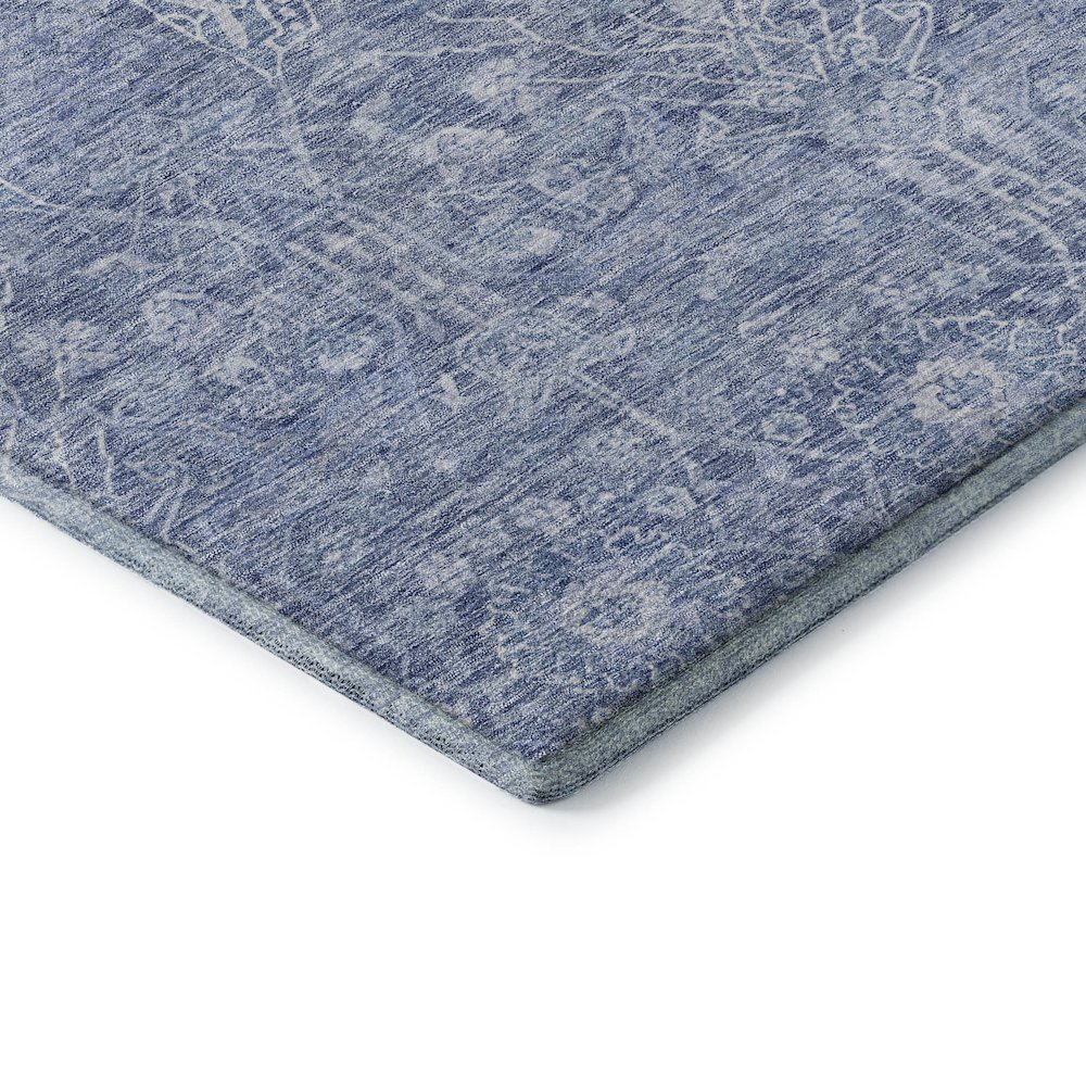Premium Machine Washable Mayfield AMF1133 Denim 5' x 7'6" Rug. Picture 3