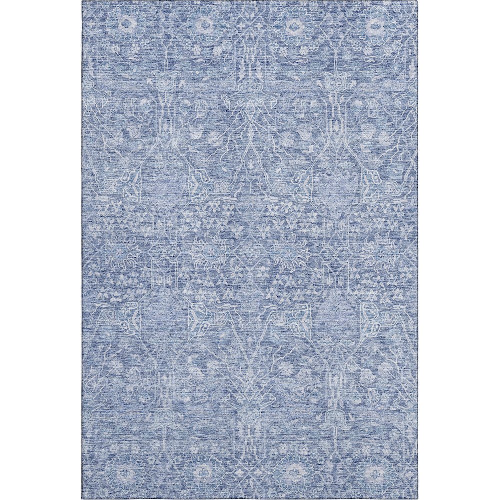 Premium Machine Washable Mayfield AMF1133 Denim 9' x 12' Rug. Picture 1