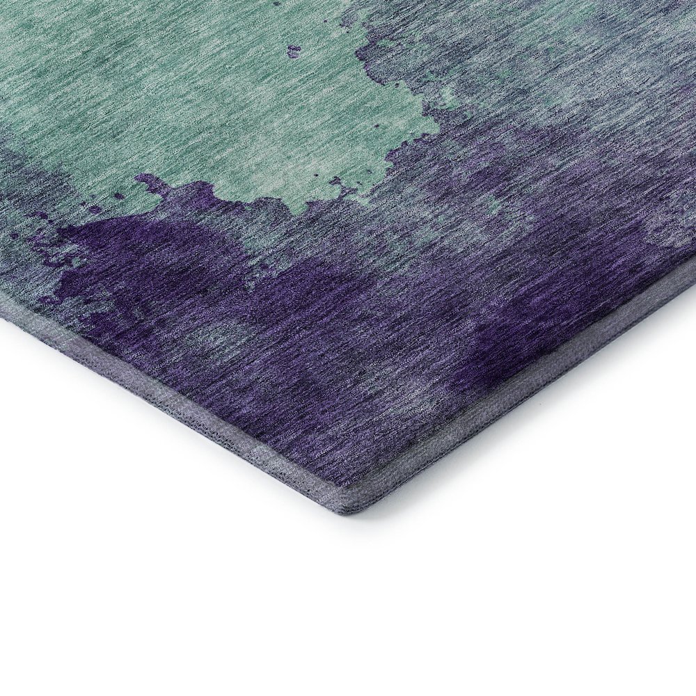 Premium Machine Washable Mayfield AMF1138 Seafoam 5' x 7'6" Rug. Picture 3