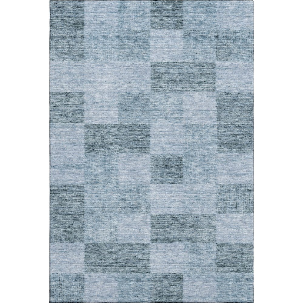 Premium Machine Washable Mayfield AMF1139 Denim 9' x 12' Rug. Picture 1