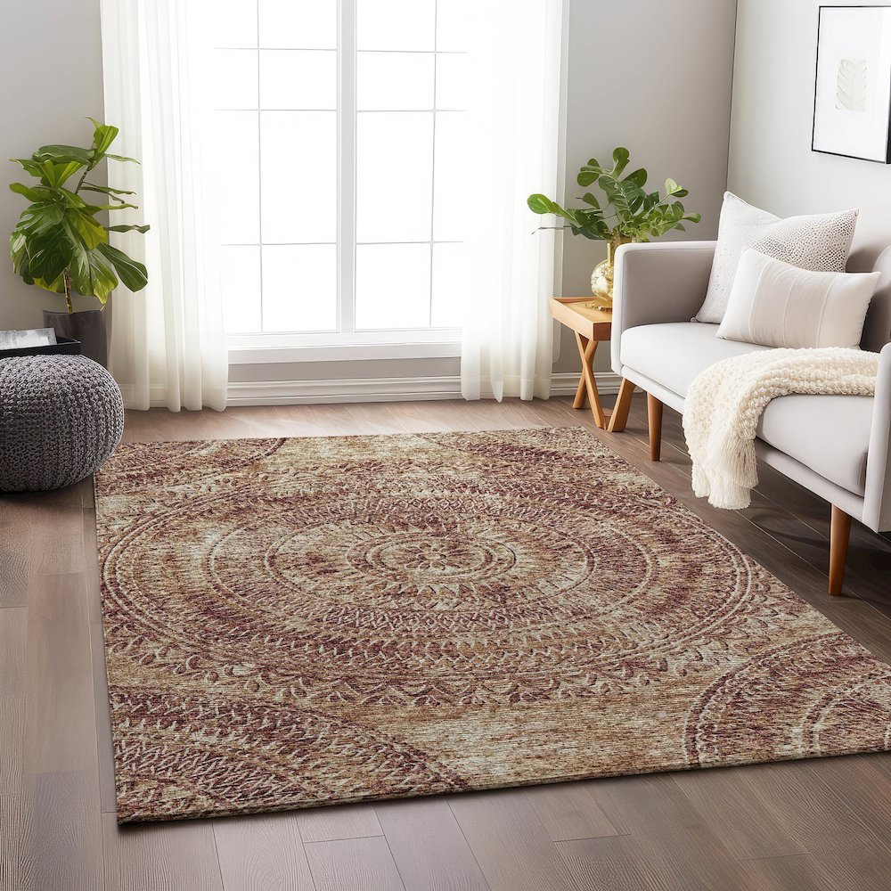 Premium Machine Washable Mayfield  Canyon 9' x 12' Rug. Picture 5