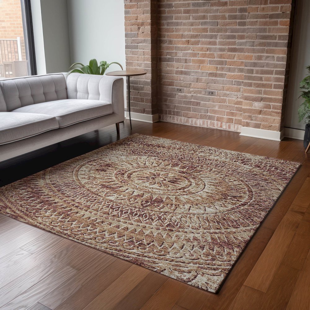 Premium Machine Washable Mayfield  Canyon 9' x 12' Rug. Picture 6