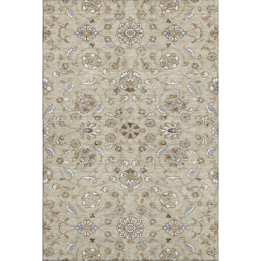 Premium Machine Washable Mayfield AMF1149 Beige 9' x 12' Rug. Picture 1