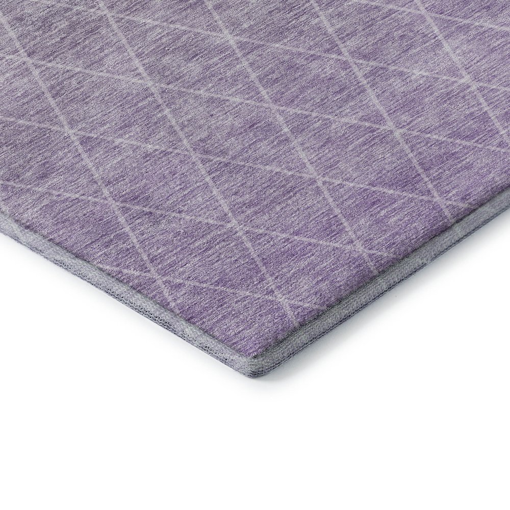 Premium Machine Washable Mayfield AMF1175 Lavender 5' x 7'6" Rug. Picture 3