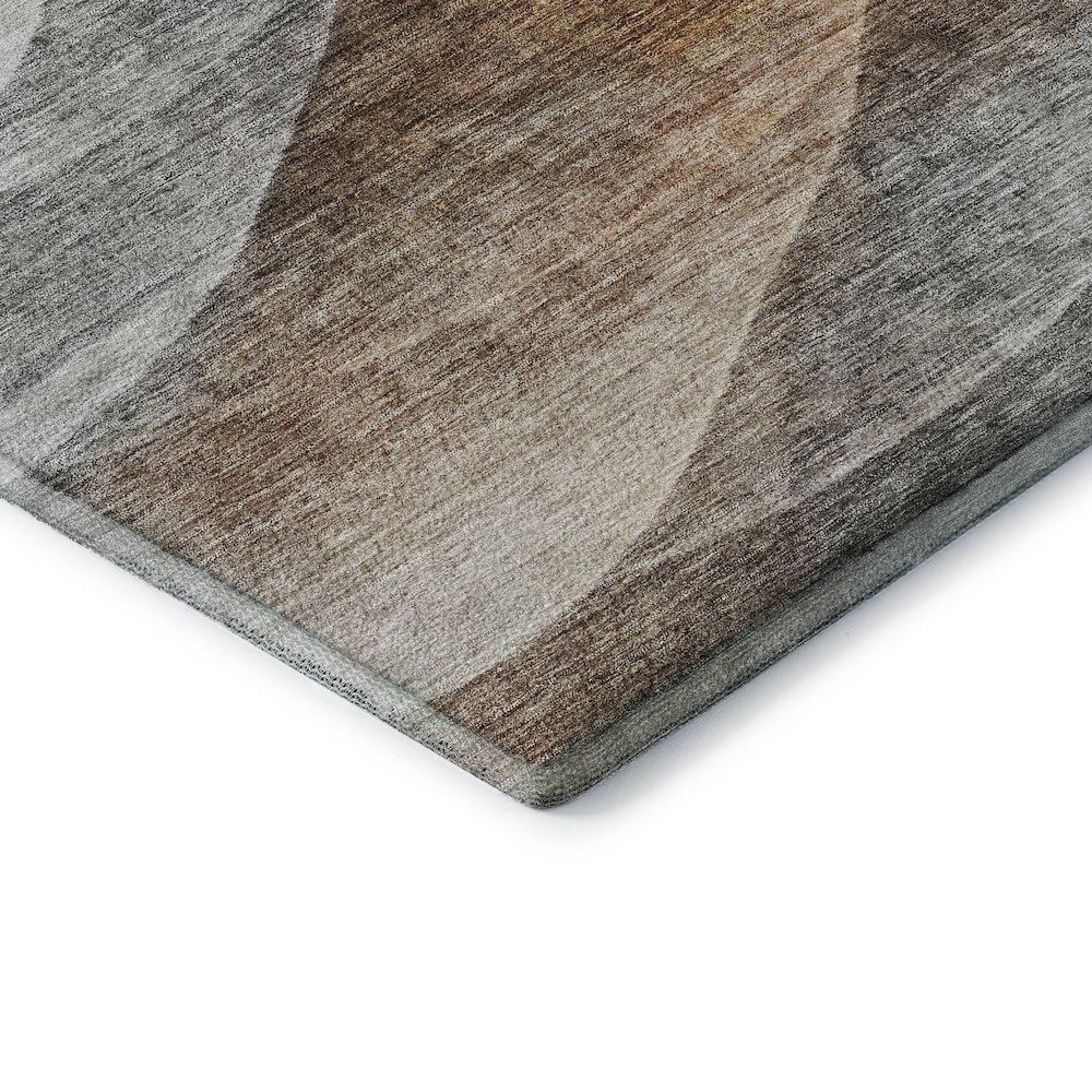 Premium Machine Washable Mayfield AMF1176 Khaki 5' x 7'6" Rug. Picture 3