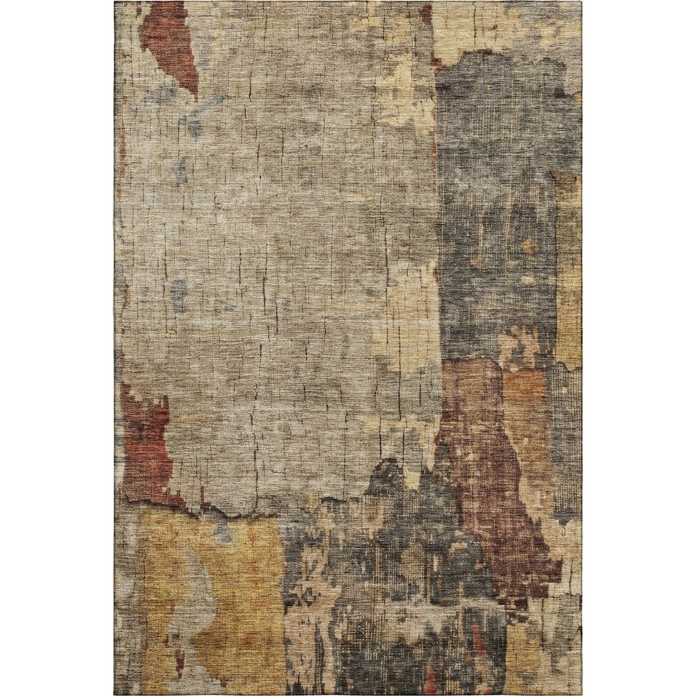 Premium Machine Washable Mayfield AMF1201 Khaki 9' x 12' Rug. Picture 1