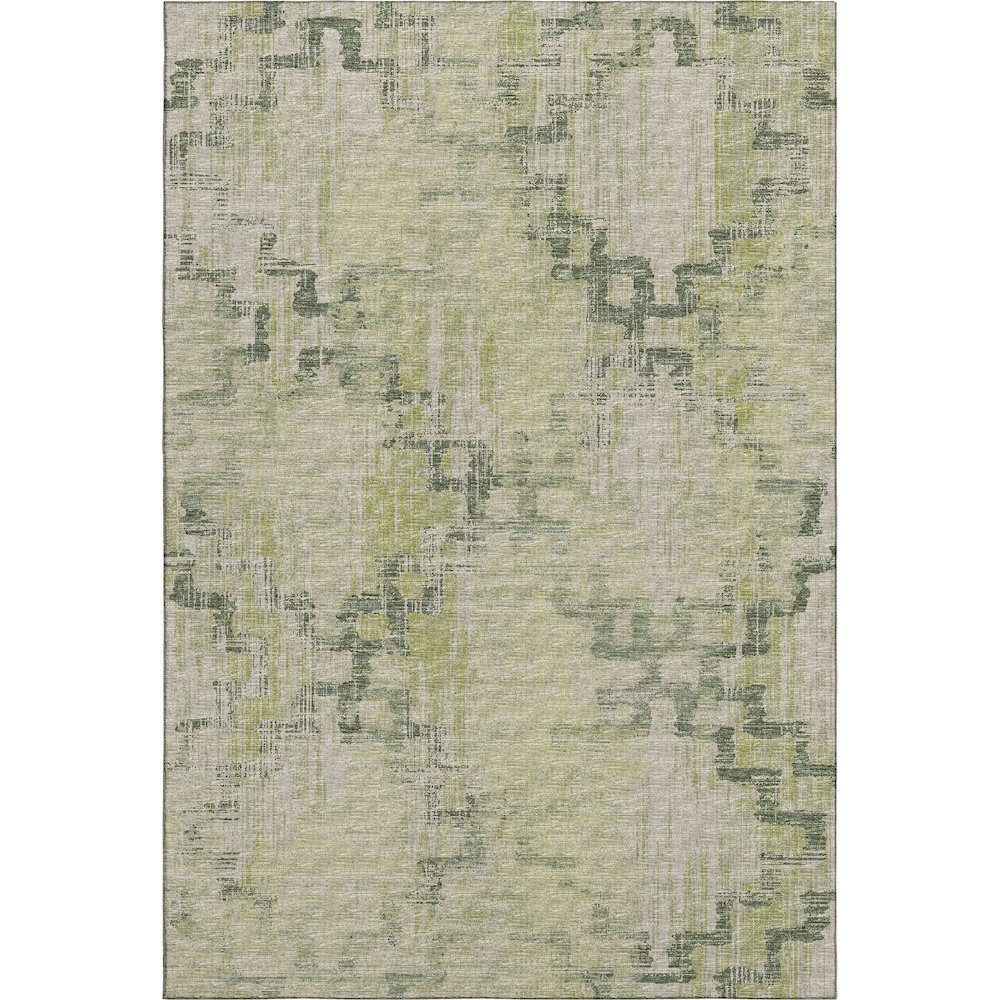 Premium Machine Washable Mayfield  Green 9' x 12' Rug. Picture 1