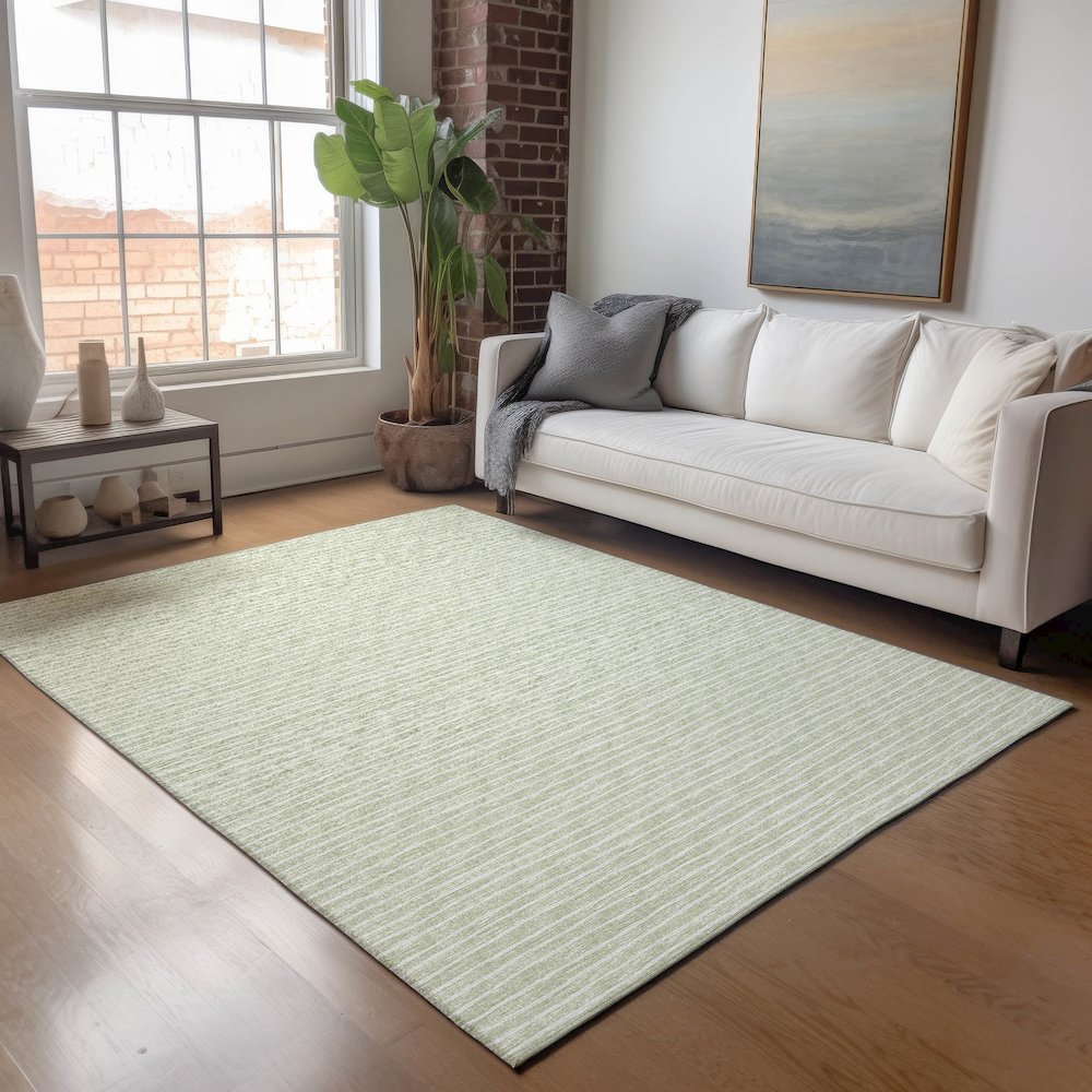 Premium Machine Washable Mayfield  Mist 9' x 12' Rug. Picture 5