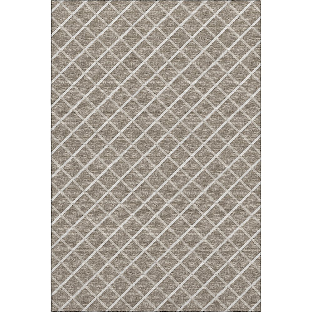 Premium Machine Washable Mayfield  Taupe 9' x 12' Rug. Picture 1