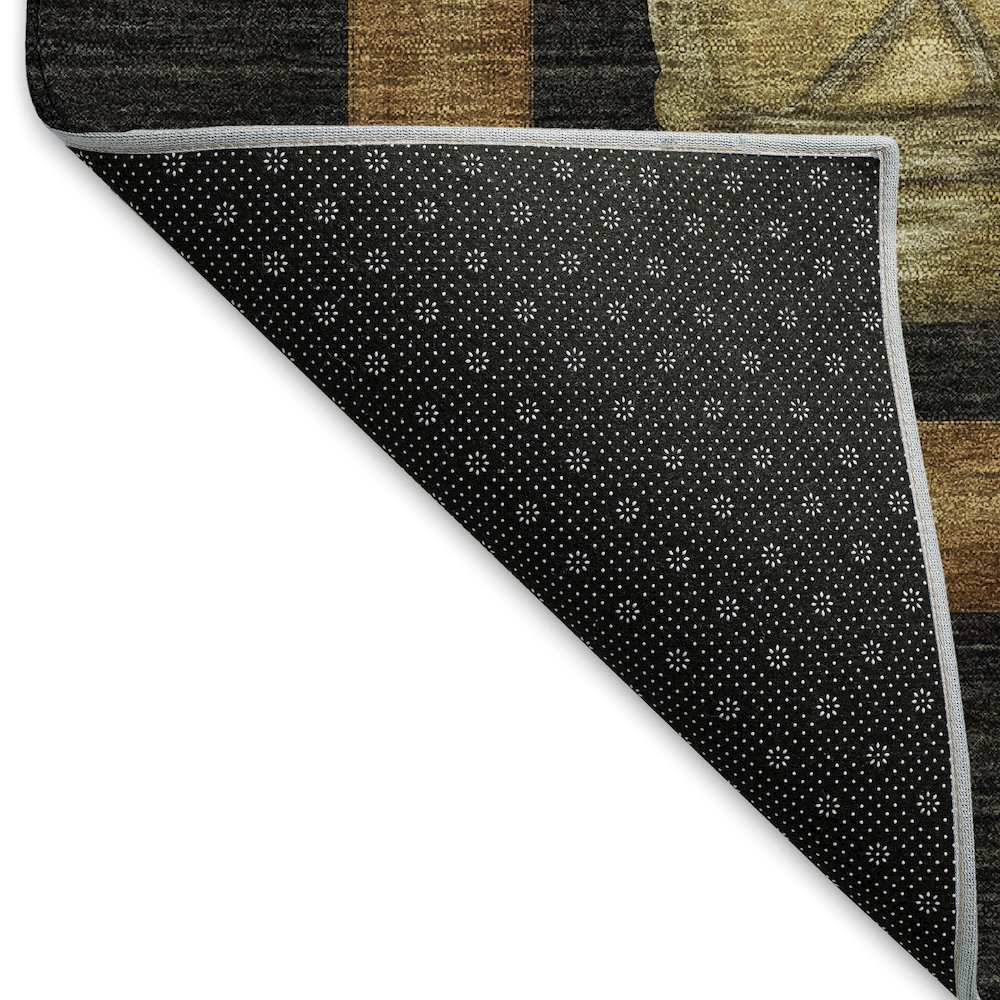 Premium Machine Washable Mayfield  Midnight 5' x 7'6" Rug. Picture 2