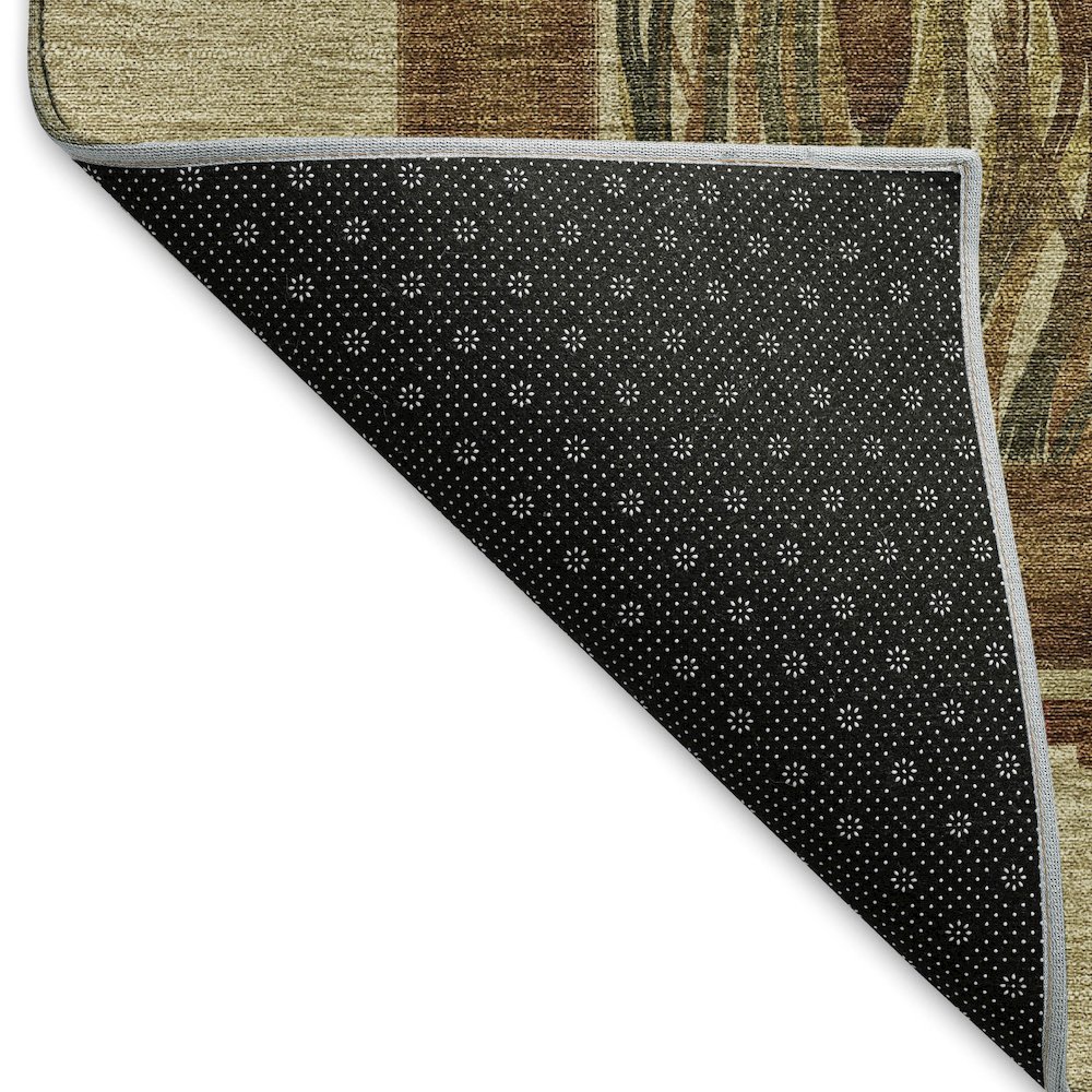 Premium Machine Washable Mayfield  Khaki 5' x 7'6" Rug. Picture 2
