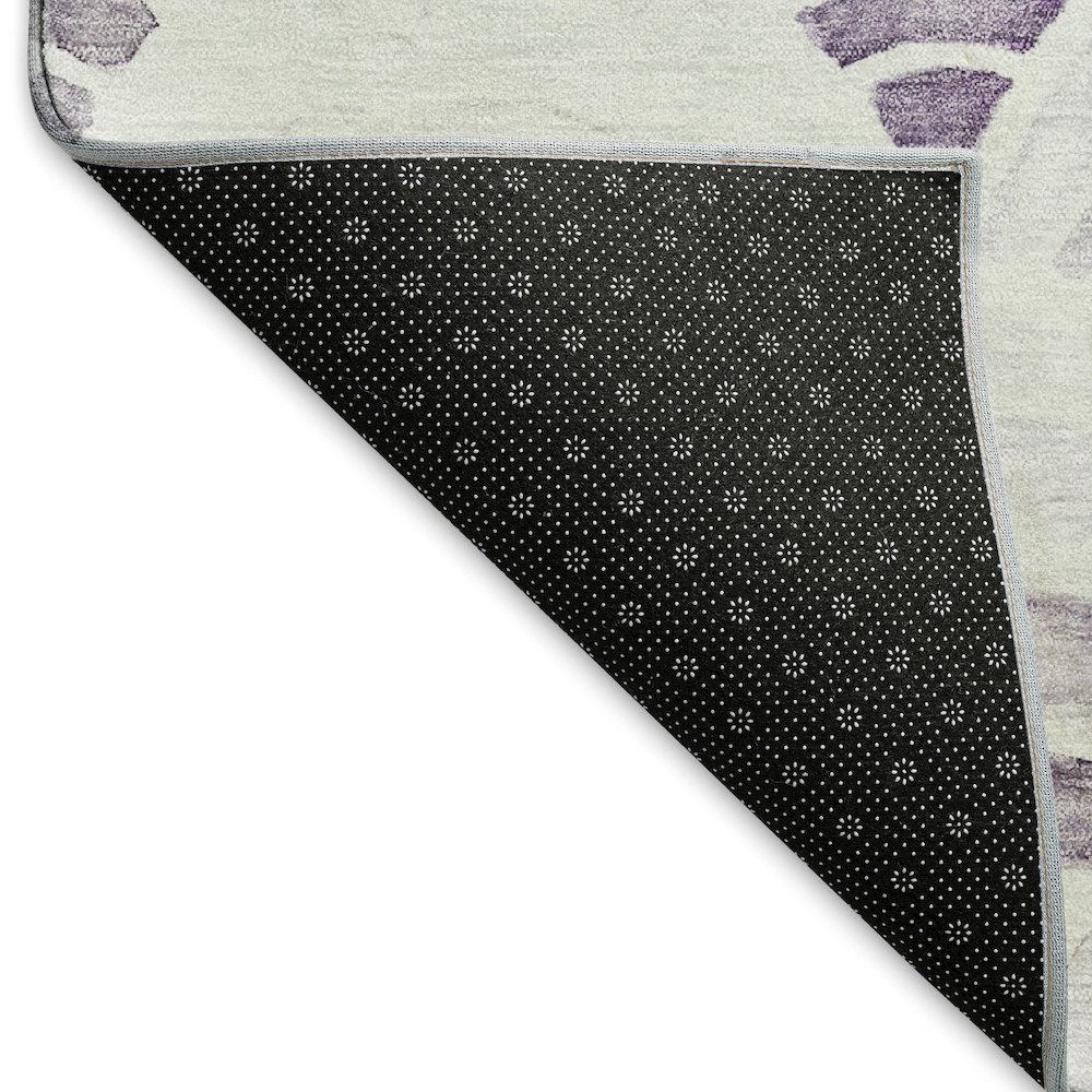 Premium Machine Washable Mayfield  Purple 5' x 7'6" Rug. Picture 2