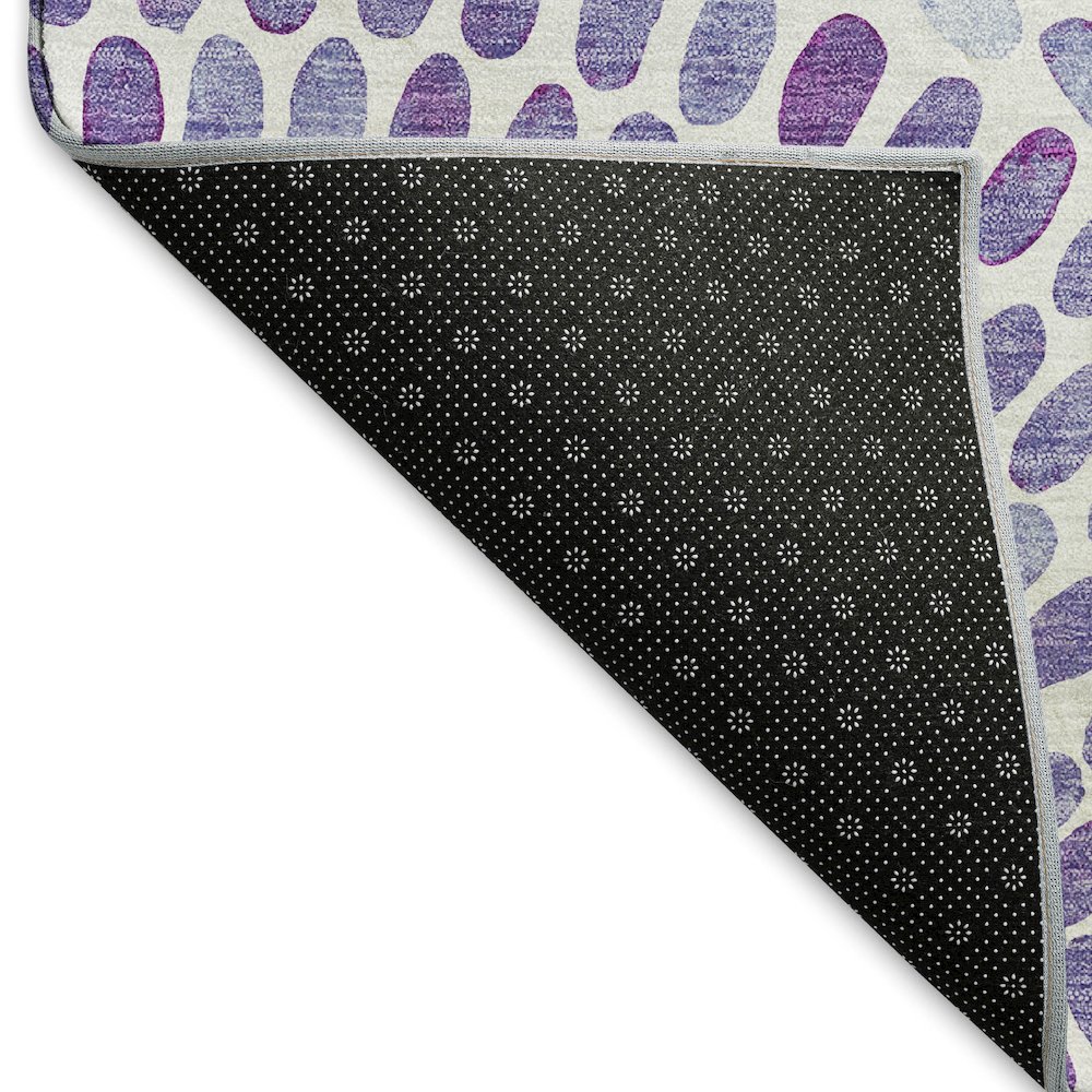 Premium Machine Washable Mayfield  Purple 5' x 7'6" Rug. Picture 2