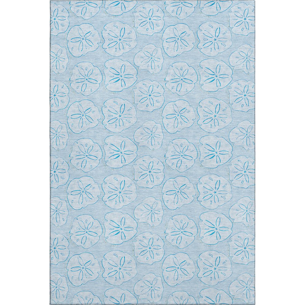 Premium Machine Washable Mayfield  Blue 9' x 12' Rug. Picture 1
