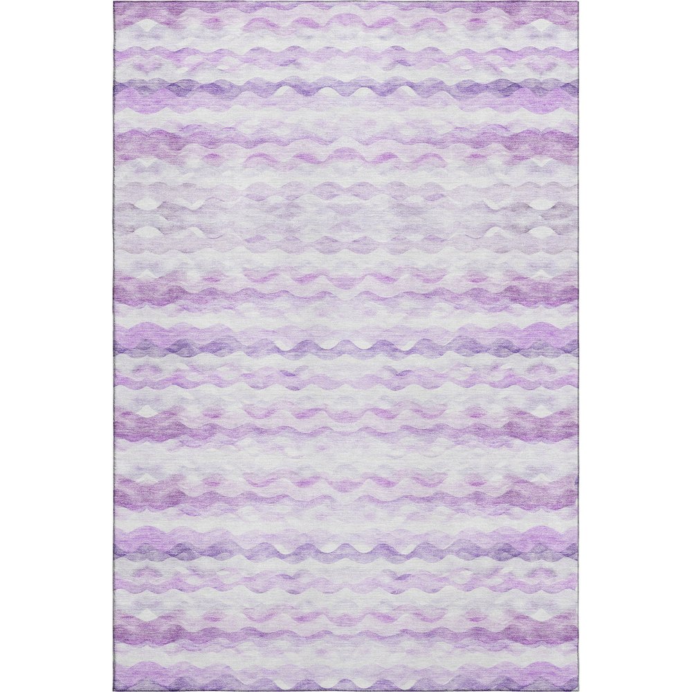 Premium Machine Washable Mayfield  Purple 9' x 12' Rug. Picture 1