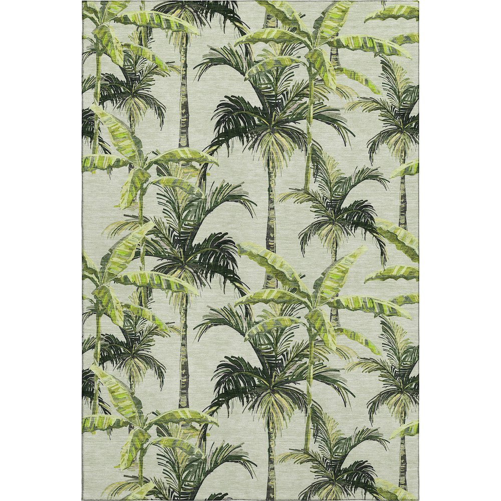 Premium Machine Washable Mayfield  Green 9' x 12' Rug. Picture 1