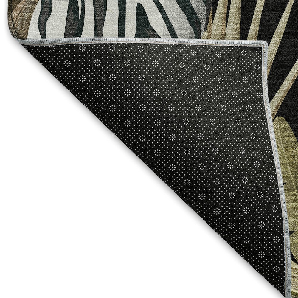 Premium Machine Washable Mayfield  Midnight 5' x 7'6" Rug. Picture 2