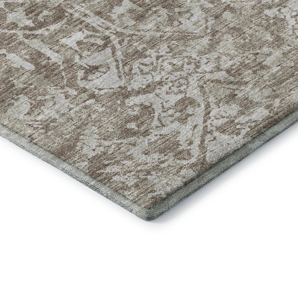 Premium Machine Washable Mayfield  Taupe 5' x 7'6" Rug. Picture 3