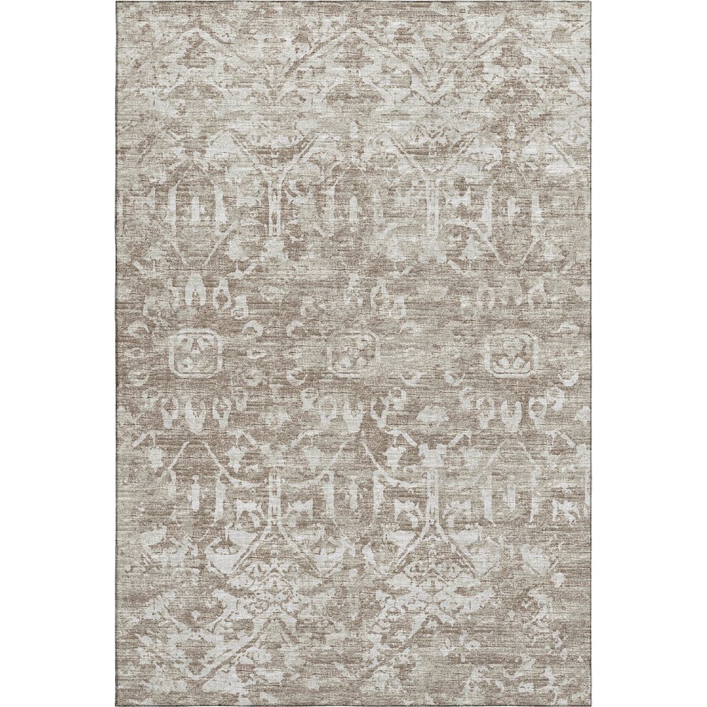 Premium Machine Washable Mayfield  Taupe 9' x 12' Rug. Picture 1