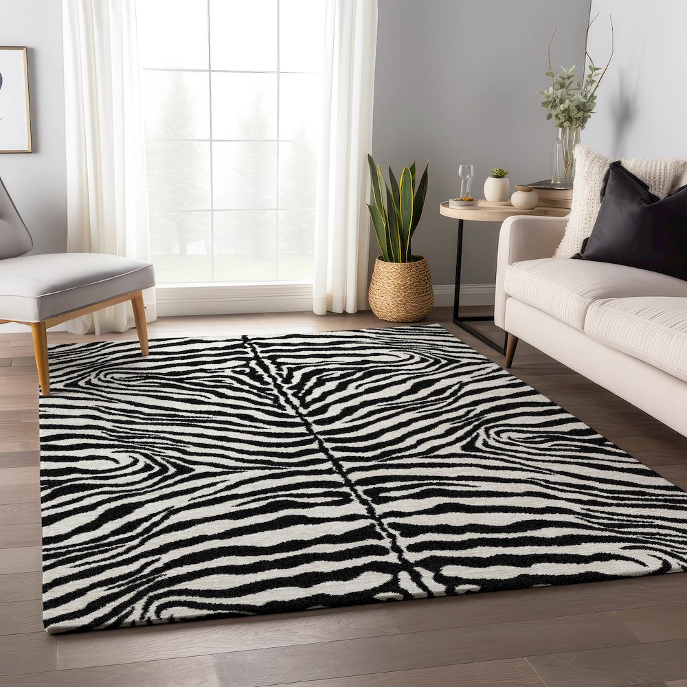 Premium Machine Washable Mayfield  Pearl 9' x 12' Rug. Picture 5